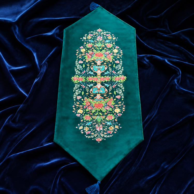 رانر مخملی رستا سبز
